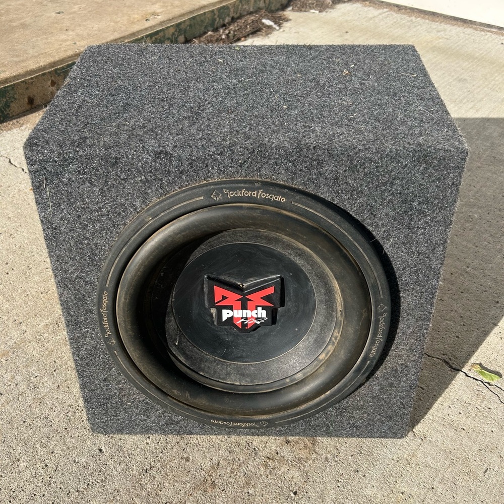 Rockford Fosgate Punch Subwoofer - Gray and Black